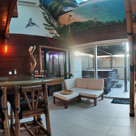 La Kaz Rhumantique Sauna And Spa Privatif La Rivière-Saint-Sauveur المظهر الخارجي الصورة