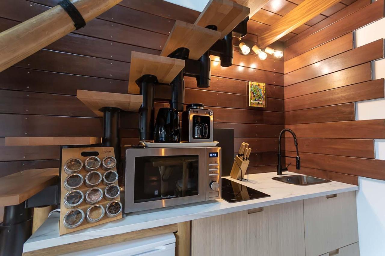 La Kaz Rhumantique Sauna And Spa Privatif La Rivière-Saint-Sauveur المظهر الخارجي الصورة